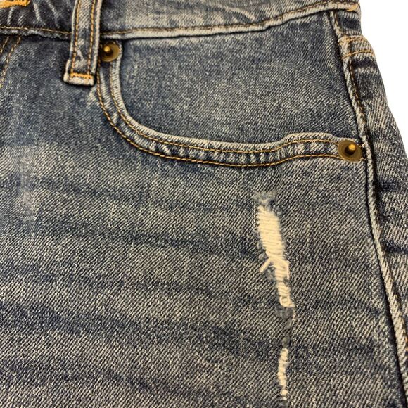 Sun + Stone Men's Classic Mid-Wash Denim Jean Shorts Size 29 - Picture 2 of 7